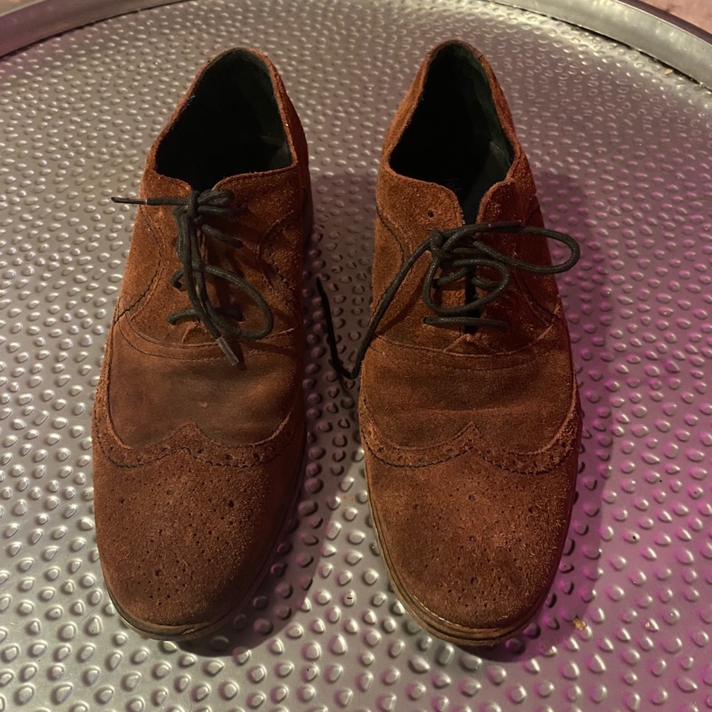 John Varvatos suede dress shoes